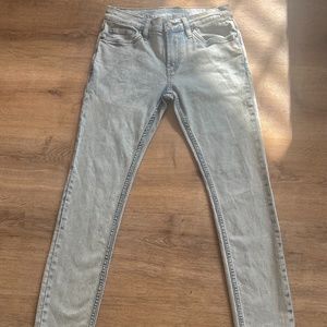 Designer stonedwashed skinny jeans by Oliver Logan 30 x 30